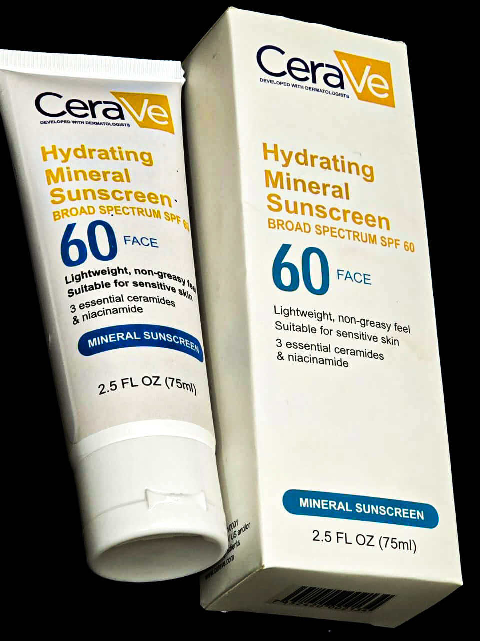 CeraVe Hydrating Mineral Sunscreen SPF 60