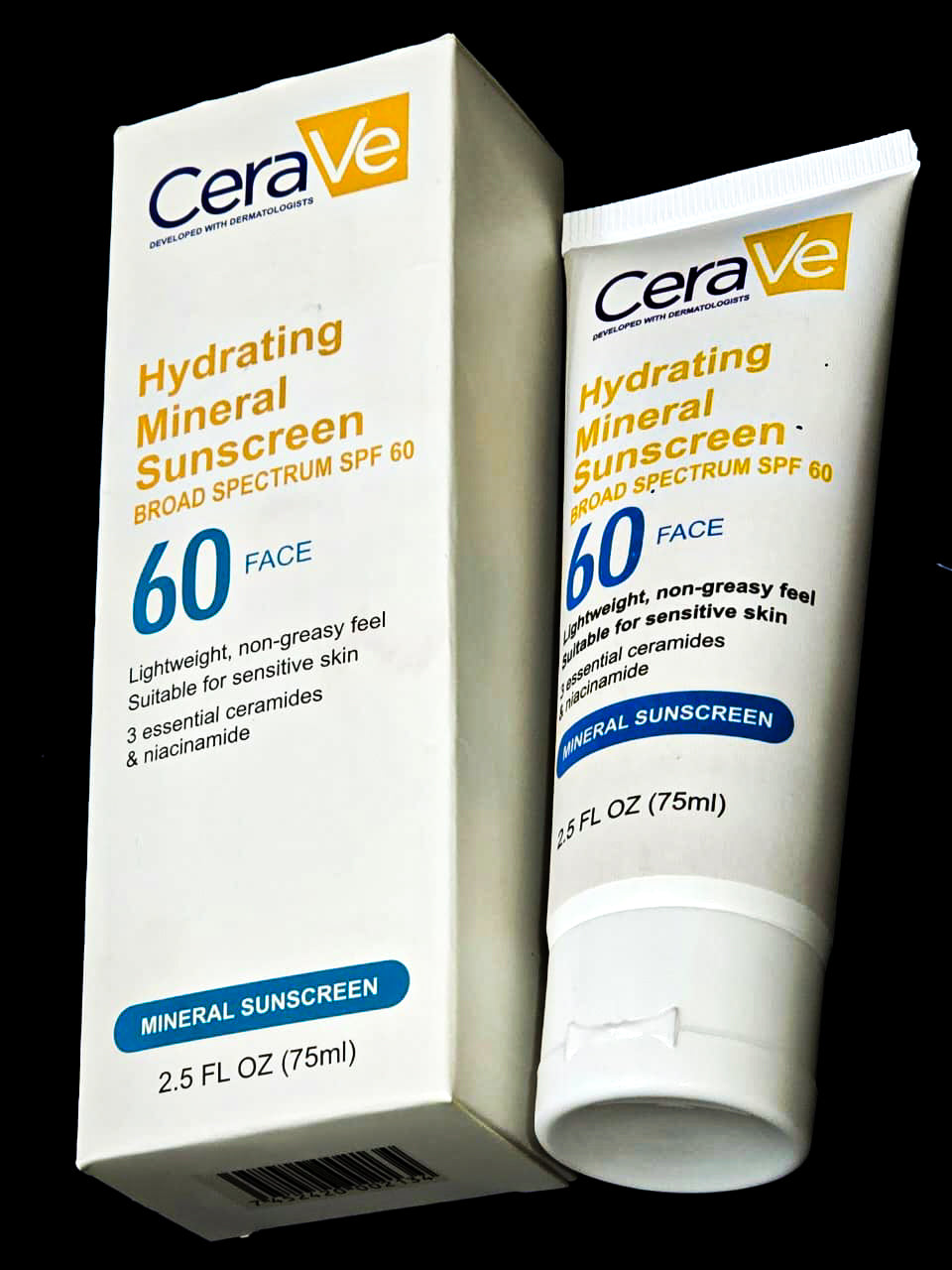 CeraVe Hydrating Mineral Sunscreen SPF 60