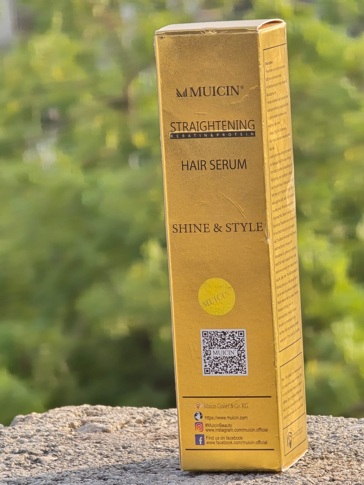 Muicin Hair Serum – Keratin & Protein Formula