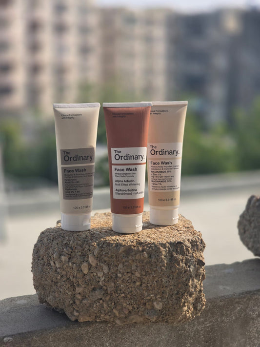 The Ordinary Glow Trio – Complete Skincare Facewash Set
