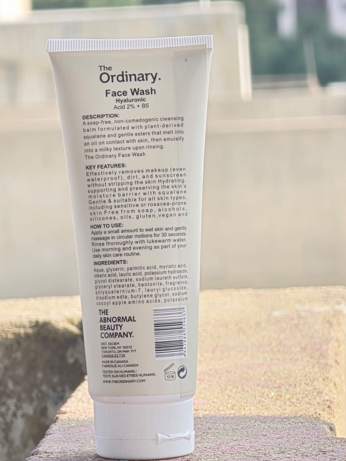 The Ordinary Hyaluronic Acid Facewash